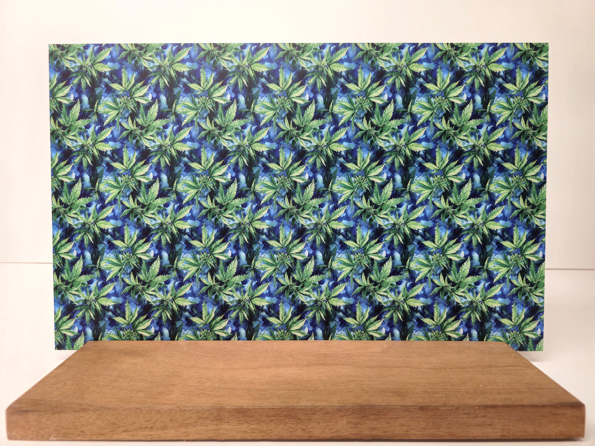 PatternPly® Full Coverage Watercolor Marijuana Leaves product photo 3