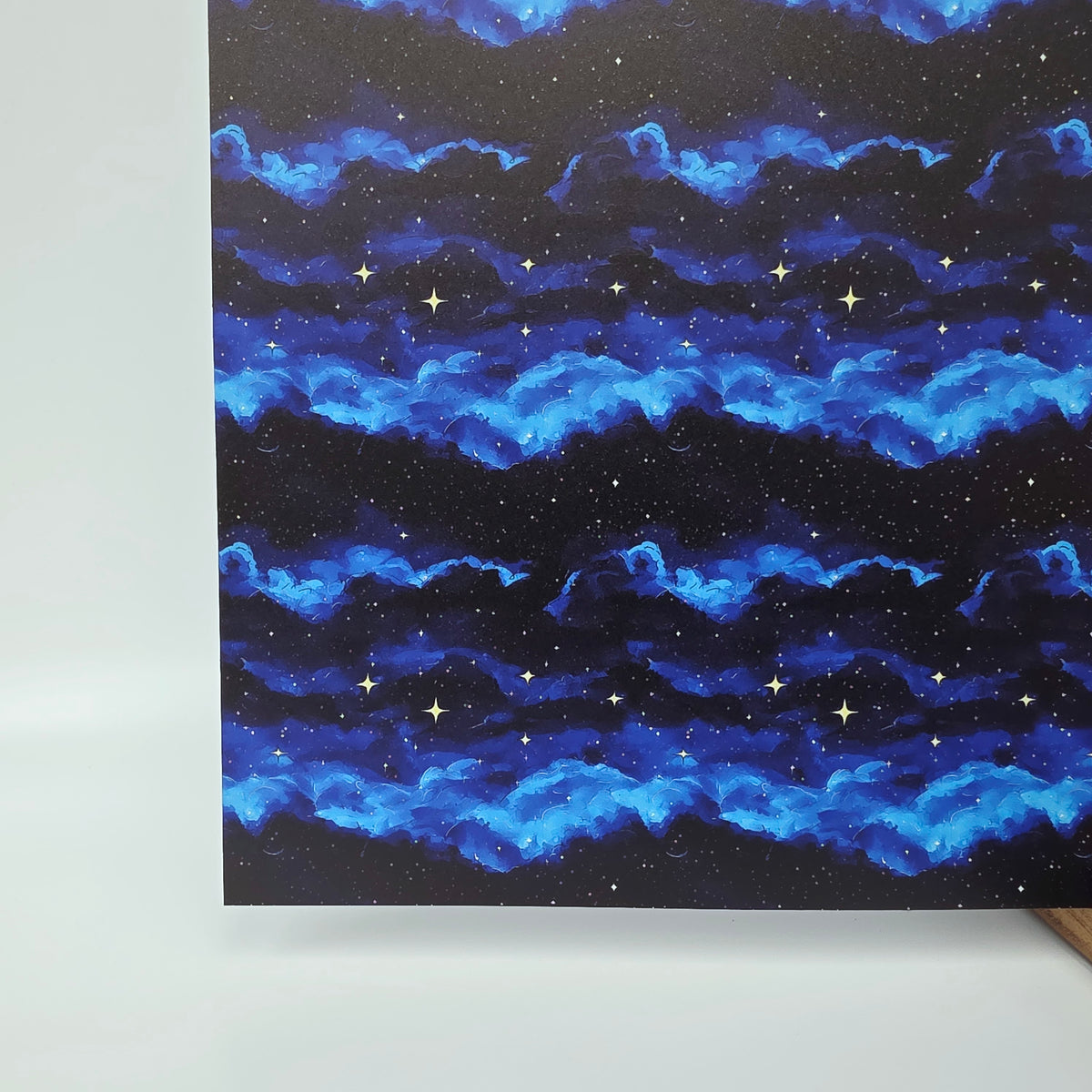 PatternPly® Full Coverage Watercolor Night sheet showing the pattern