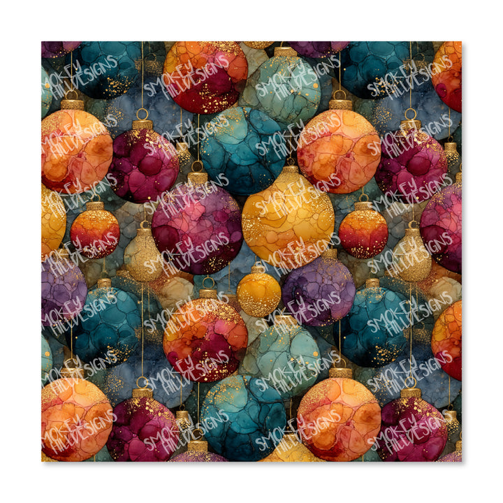 PatternPly® Full Coverage Watercolor Ornaments