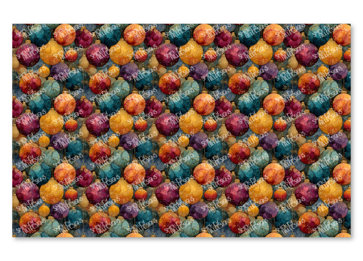 PatternPly® Transparent Watercolor Ornaments product photo 4