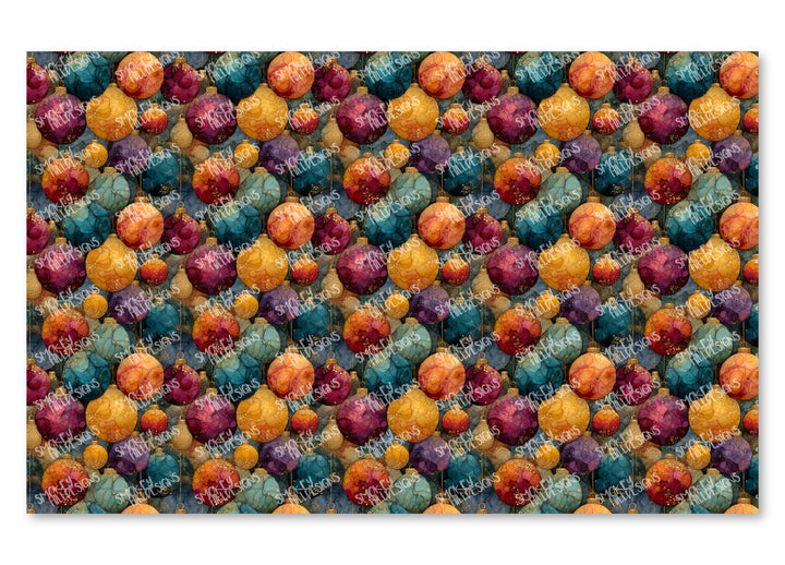 PatternPly® Full Coverage Watercolor Ornaments