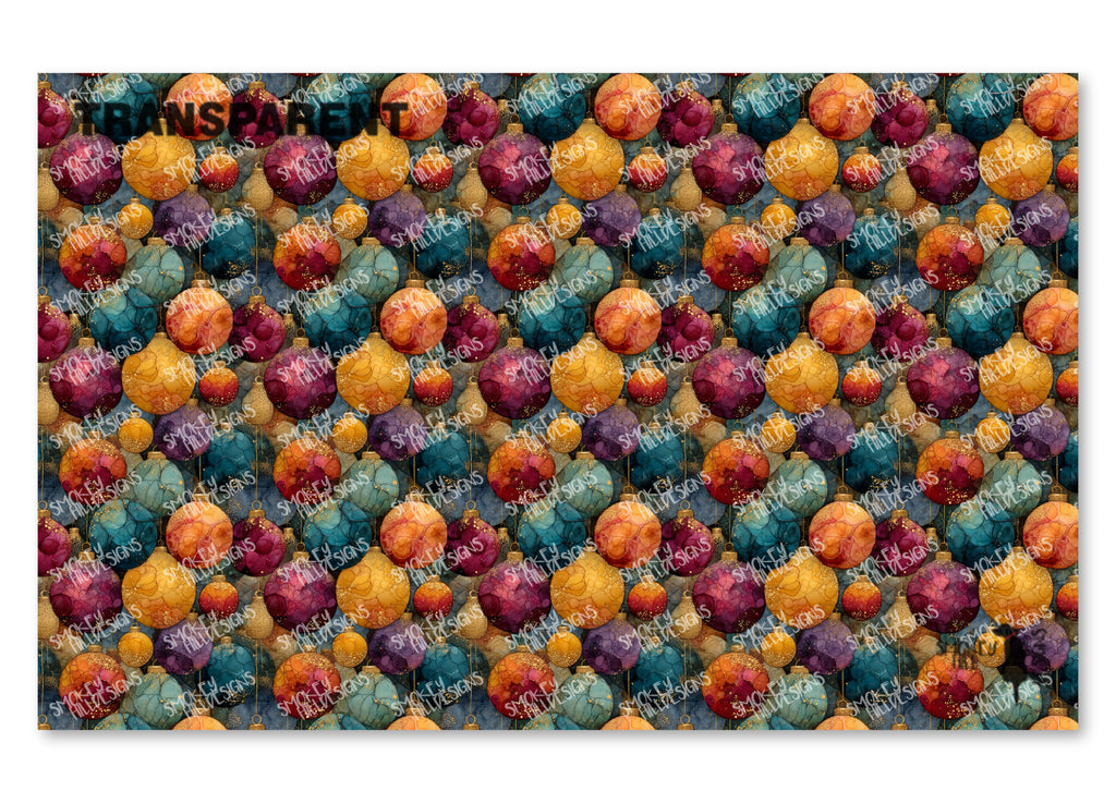 PatternPly® Transparent Watercolor Ornaments product photo 2