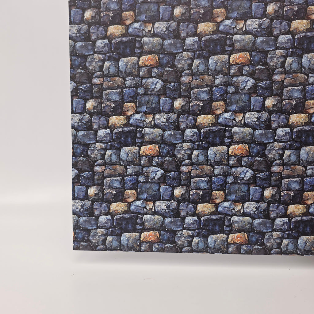 PatternPly® Full Coverage Watercolor Stone Wall sheet showing the pattern