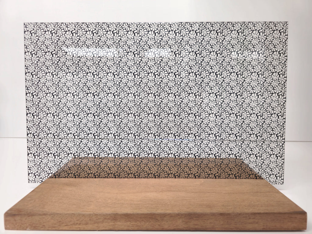 PatternPly® Scattered Wavy Flowers Black product photo 3