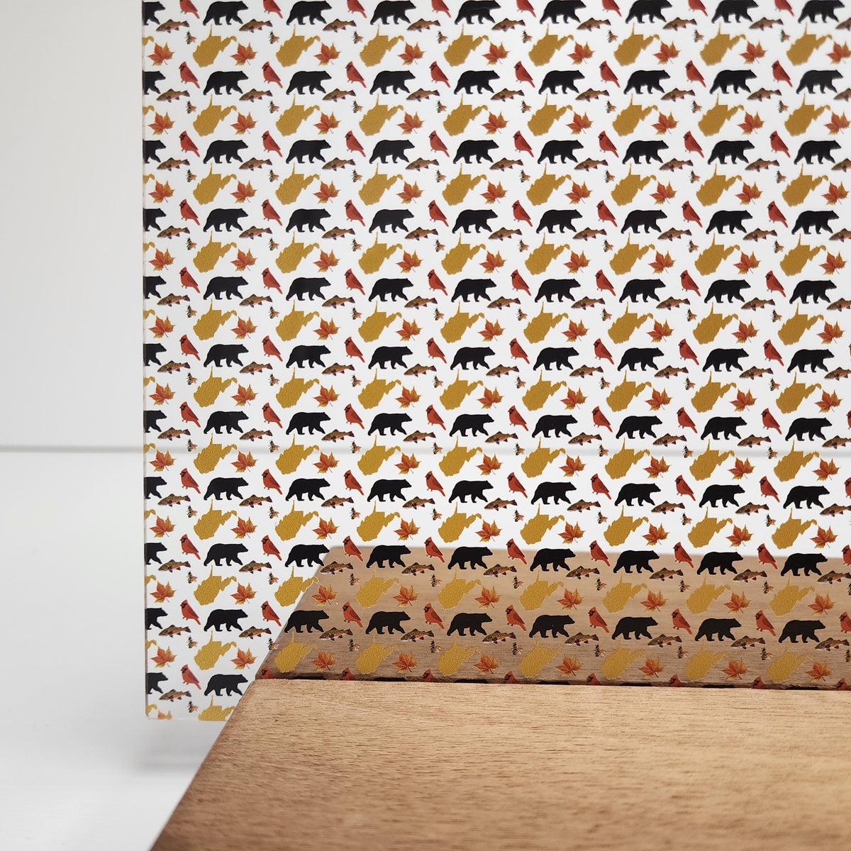 PatternPly® Scattered West Virginia Icons sheet showing the pattern