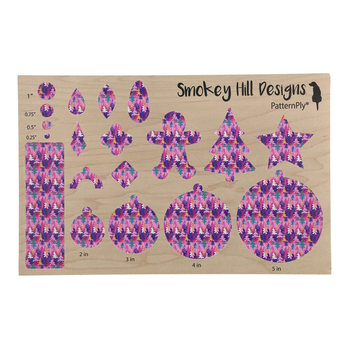 PatternPly® Full Coverage Whimsical Winter Forest Micro