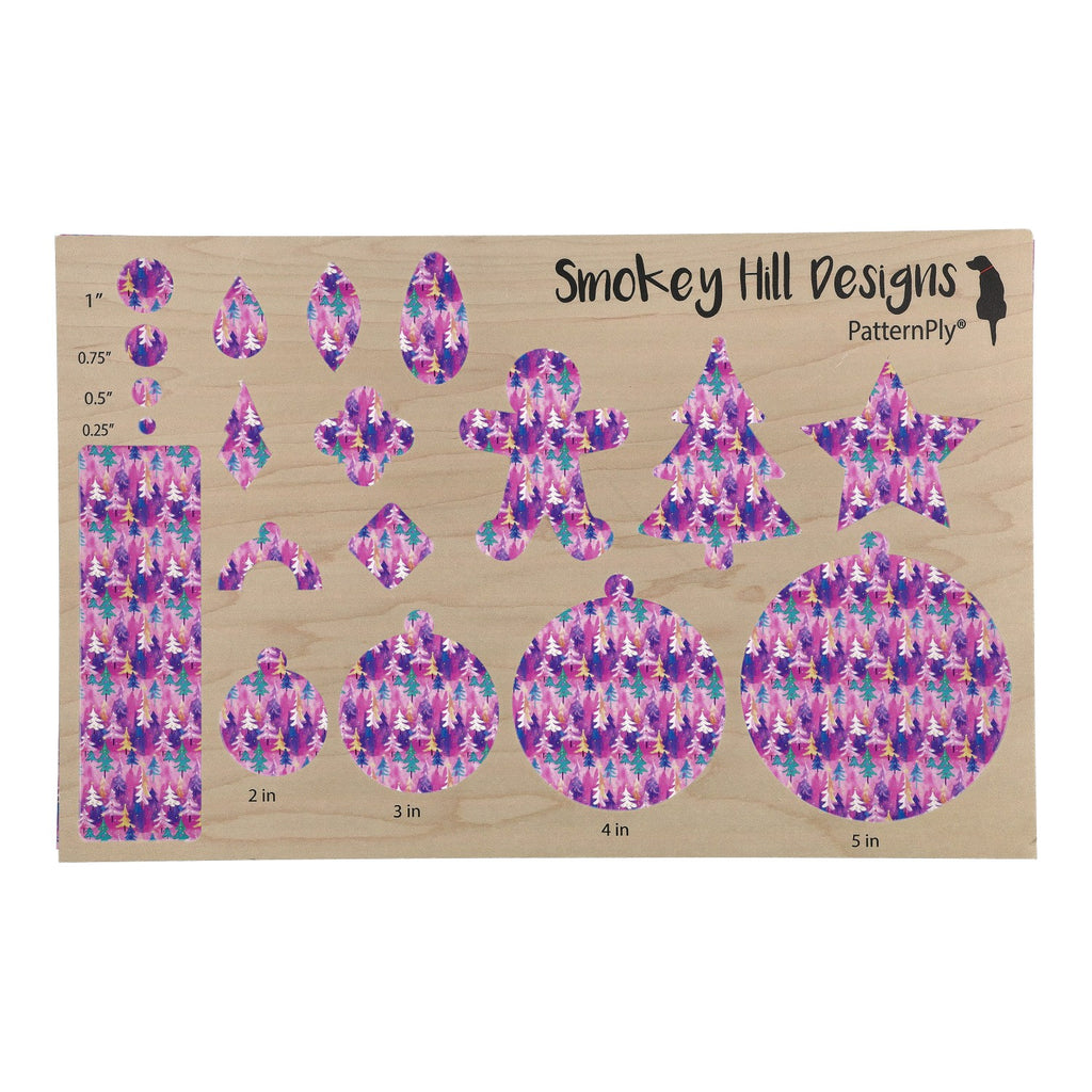PatternPly® Transparent Whimsical Winter Forest Micro product photo 4