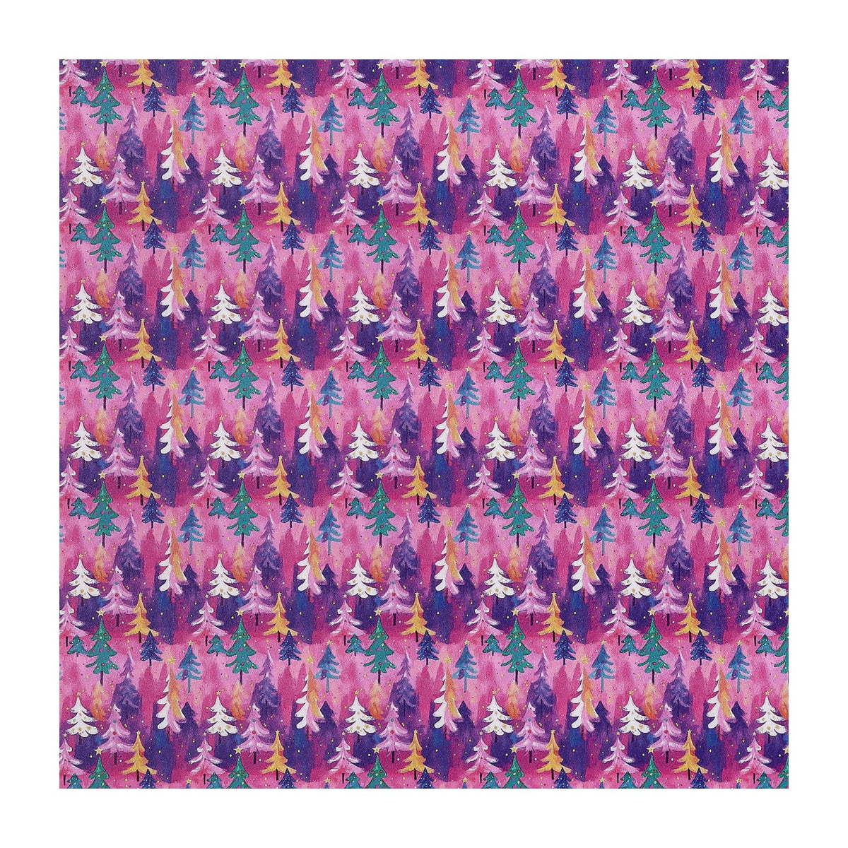 PatternPly® Full Coverage Whimsical Winter Forest Micro sheet showing the pattern