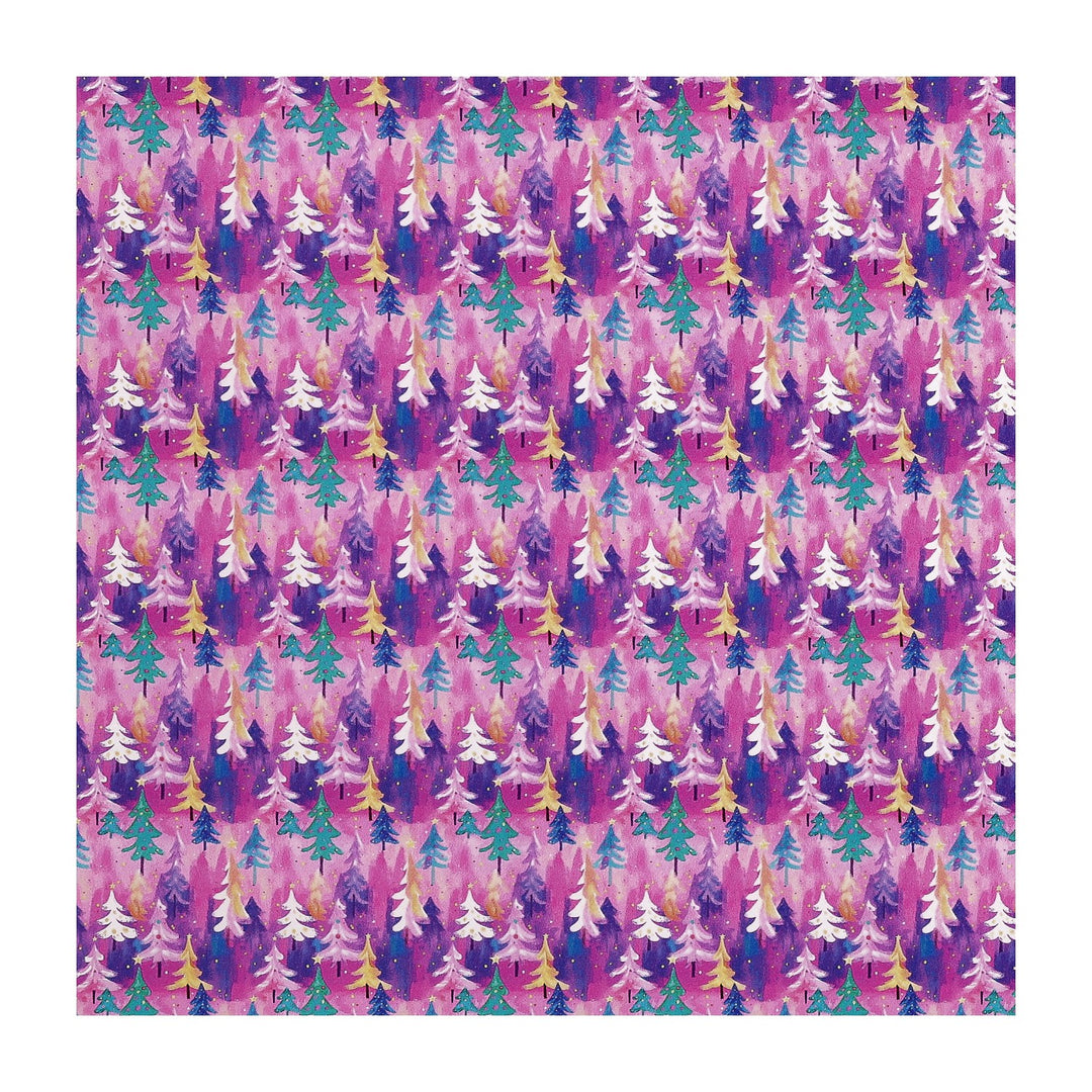 PatternPly® Transparent Whimsical Winter Forest Micro