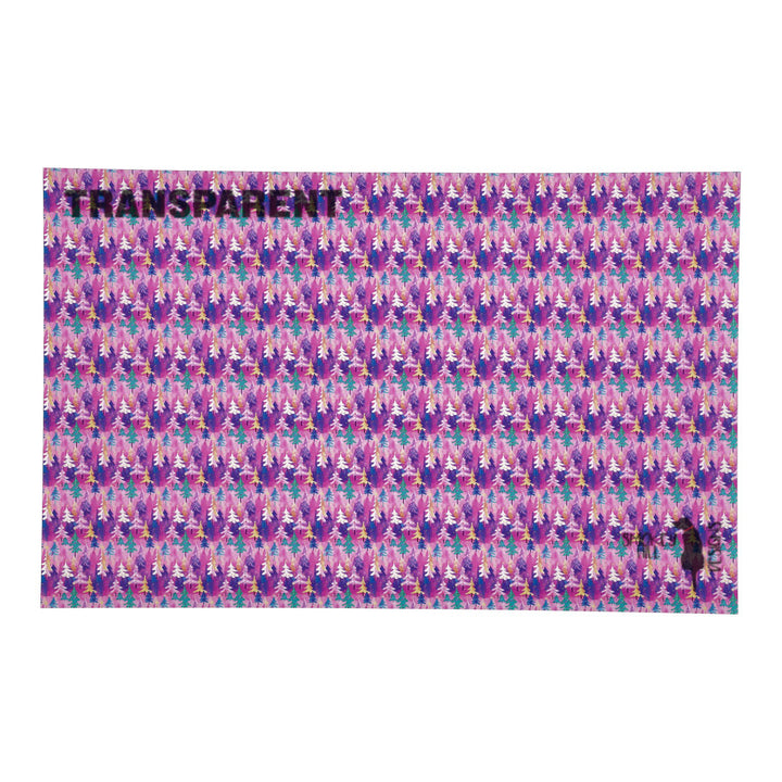 PatternPly® Transparent Whimsical Winter Forest Micro