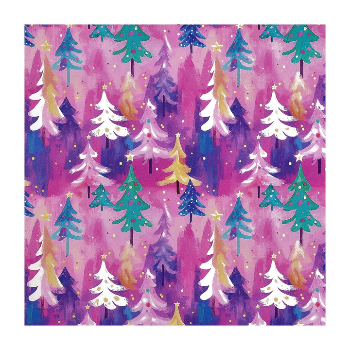 PatternPly® Transparent Whimsical Winter Forest