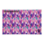 PatternPly® Transparent Whimsical Winter Forest sheet showing the pattern