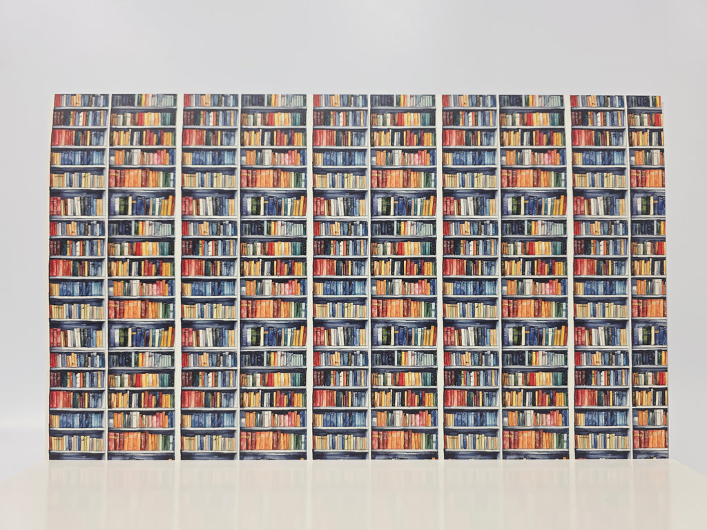 PatternPly® Full Coverage White Bookshelves product photo 2