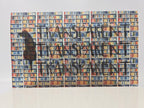 PatternPly® Transparent White Bookshelves sheet showing the pattern
