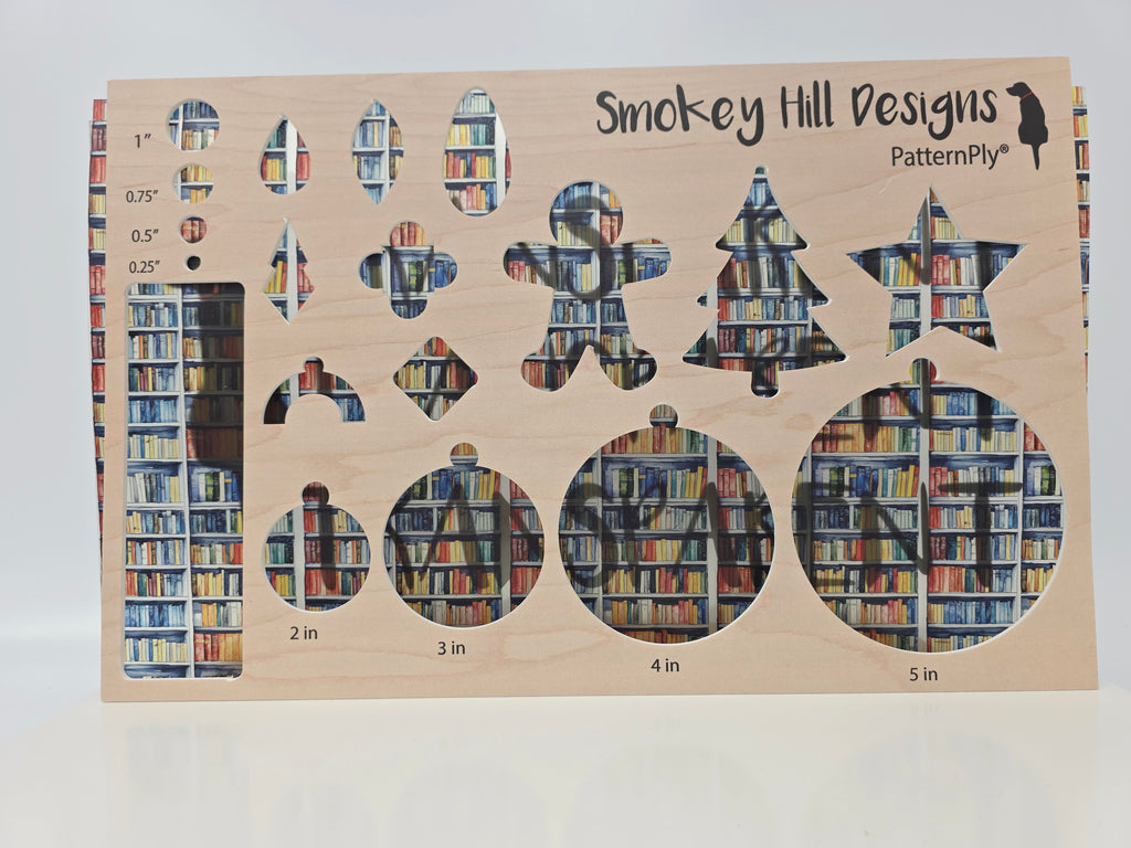 PatternPly® Transparent White Bookshelves product photo 2