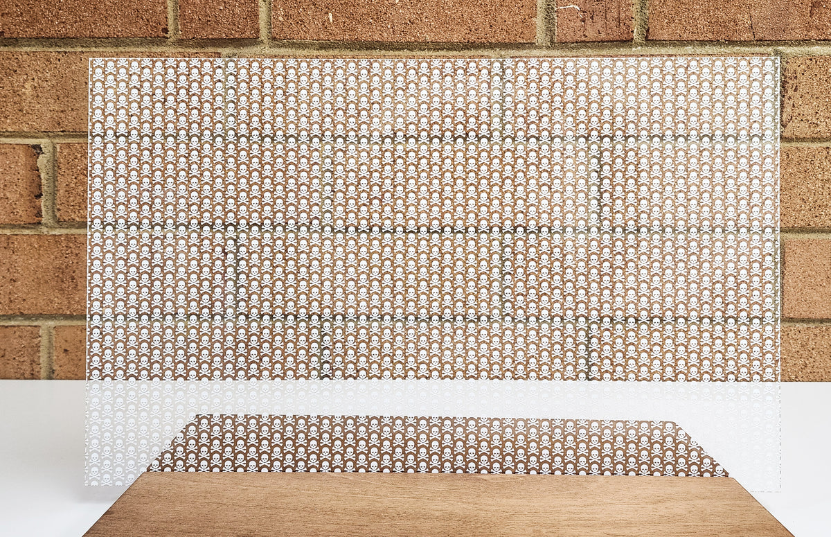 PatternPly® Scattered White Skull and Crossbones product photo 3