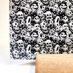 PatternPly® Full Coverage Wicked Ghouls sheet showing the pattern