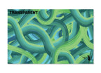 PatternPly® Transparent Winding Aqua and Green Maze product photo 2