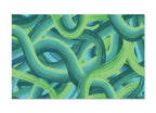 PatternPly® Full Coverage Winding Aqua and Green Maze product photo 2
