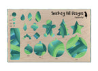PatternPly® Full Coverage Winding Aqua and Green Maze product photo 3