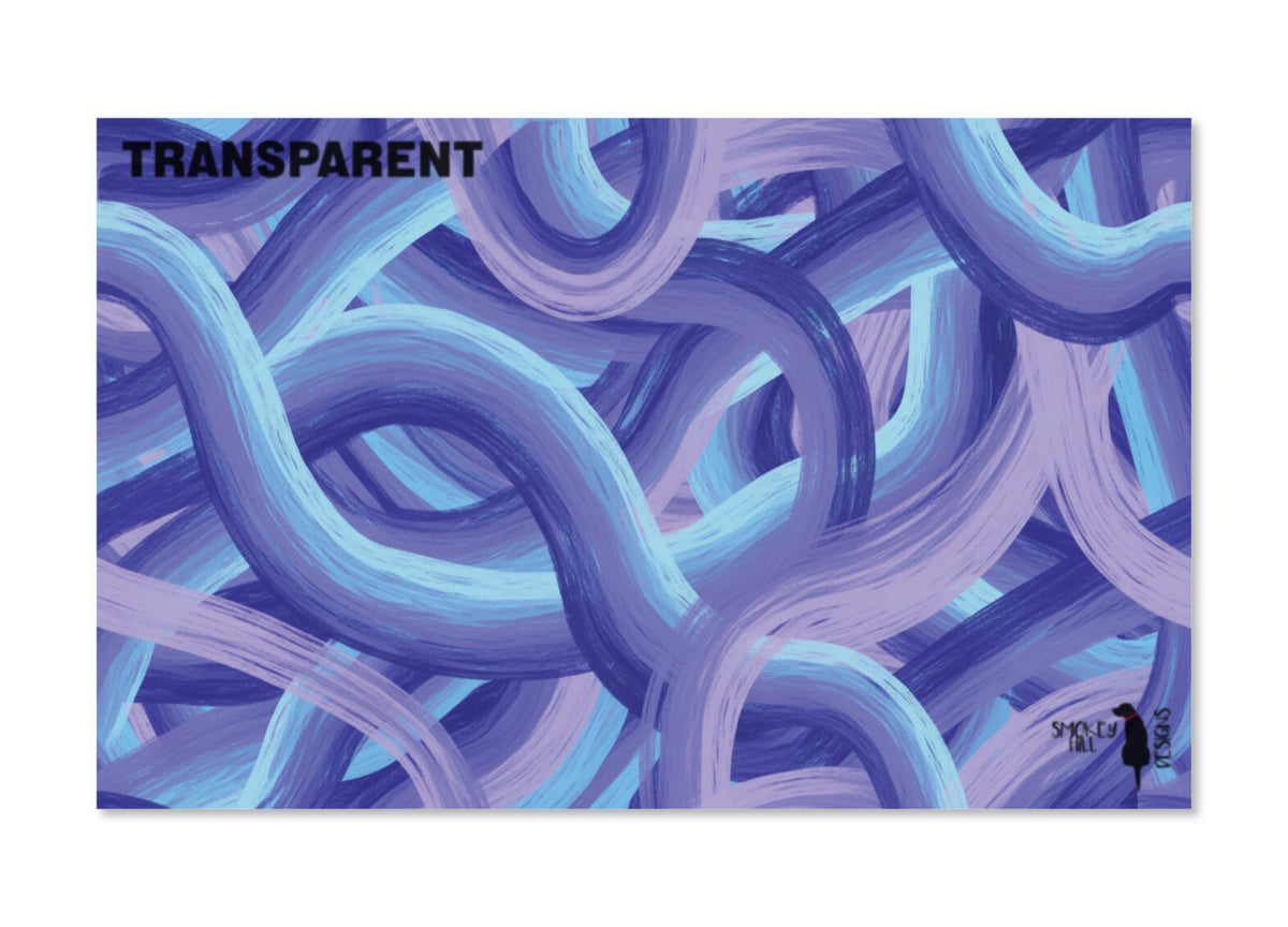 PatternPly® Transparent Winding Blue and Purple Maze product photo 2