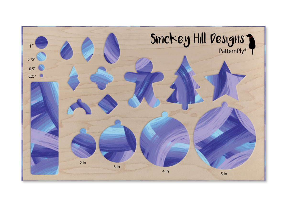 PatternPly® Full Coverage Winding Blue and Purple Maze product photo 3