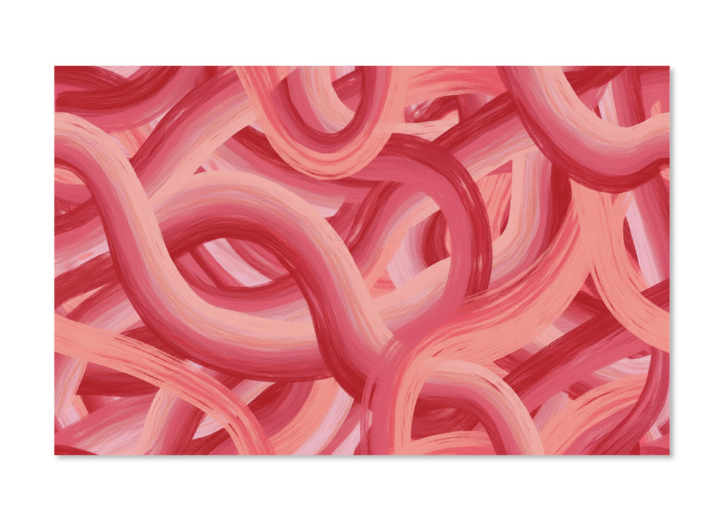 PatternPly® Full Coverage Winding Pink and Red Maze product photo 2