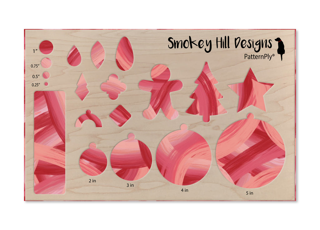 PatternPly® Full Coverage Winding Pink and Red Maze product photo 3