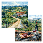 PatternPly® Transparent Wine Country sheet showing the pattern