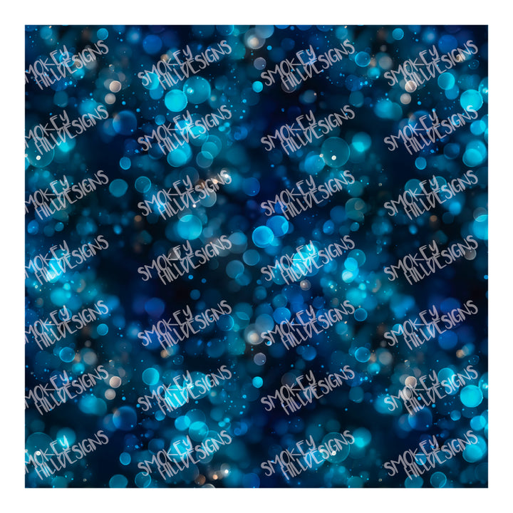 PatternPly® Transparent Winter Blue Bokeh