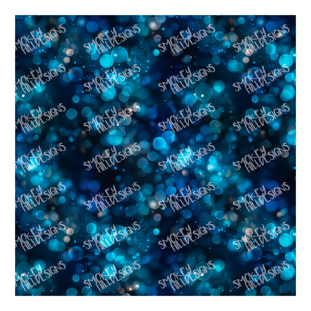 PatternPly® Full Coverage Winter Blue Bokeh
