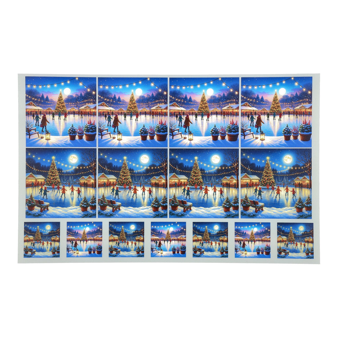 PatternPly® Transparent Winter Skating 2 sizes