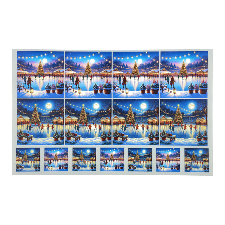 PatternPly® Transparent Winter Skating 2 sizes