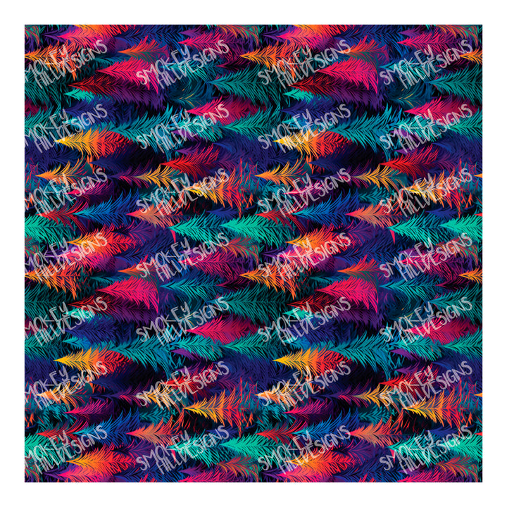 PatternPly® Full Coverage Wispy Tree Forest VERTICAL