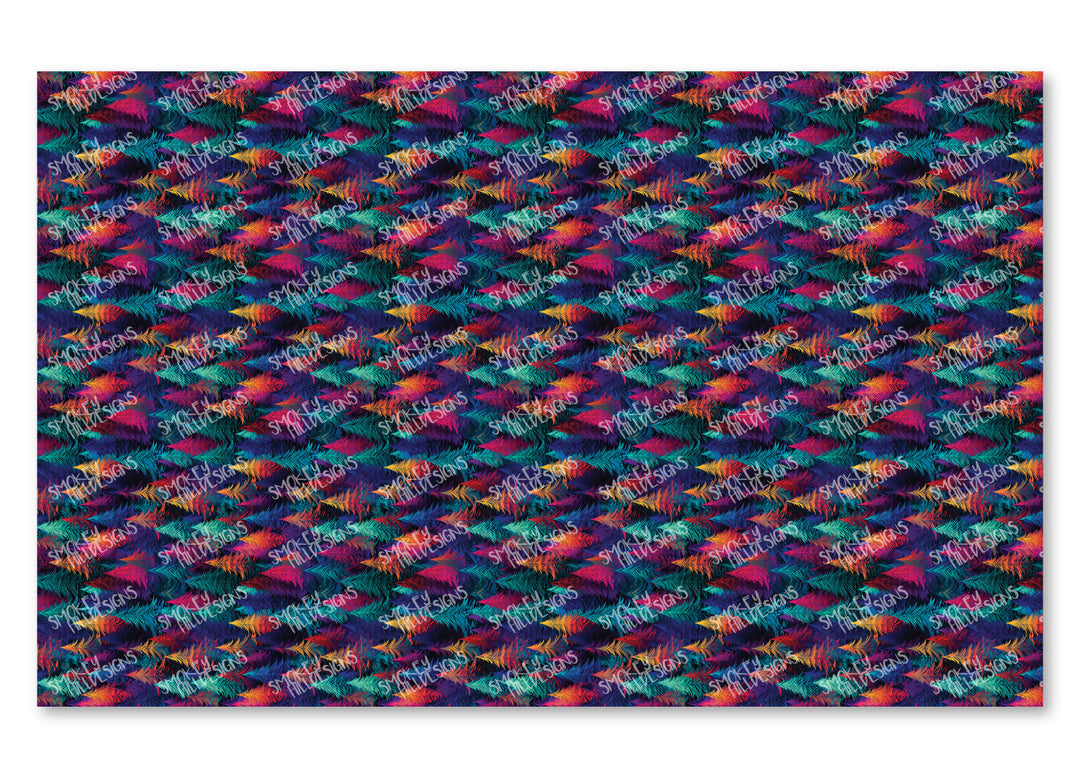 PatternPly® Full Coverage Wispy Tree Forest VERTICAL