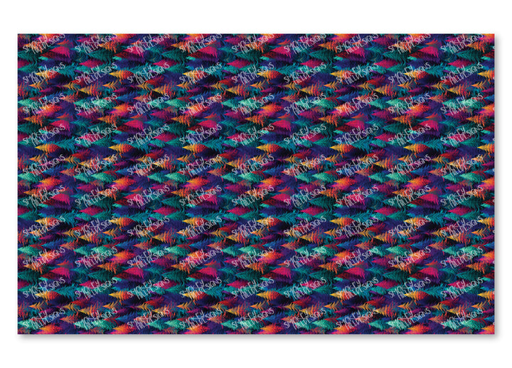 PatternPly® Full Coverage Wispy Tree Forest VERTICAL