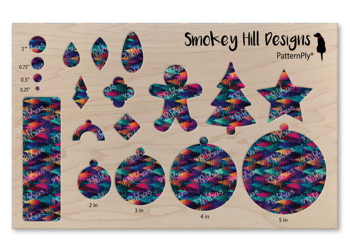 PatternPly® Full Coverage Wispy Tree Forest VERTICAL