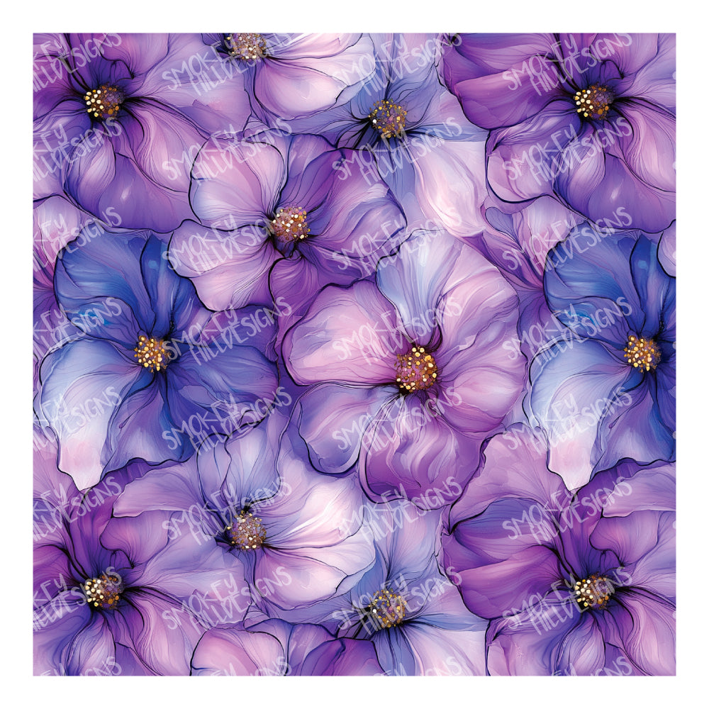 PatternPly® Full Coverage Wisteria Whisper sheet showing the pattern