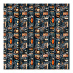 PatternPly® Full Coverage Witchy Bookshelves VERTICAL sheet showing the pattern
