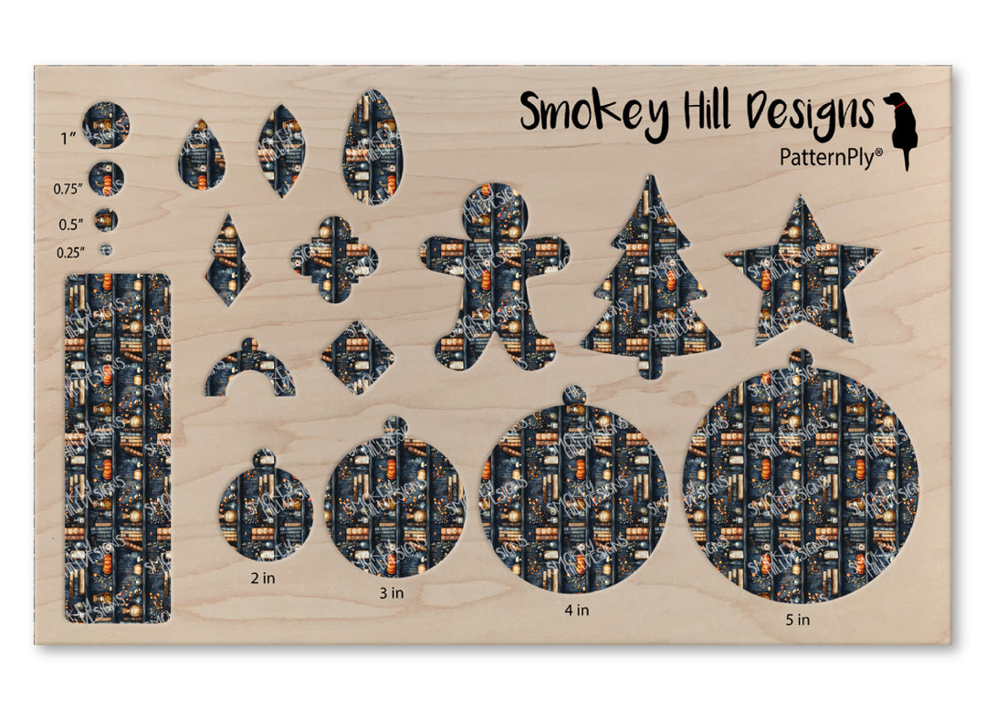 PatternPly® Full Coverage Witchy Bookshelves VERTICAL