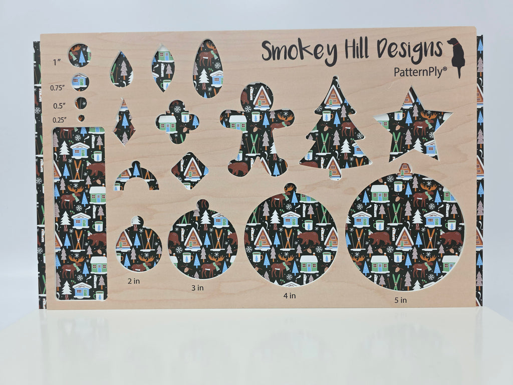 PatternPly® Full Coverage Woodland Christmas on Green LARGE product photo 3