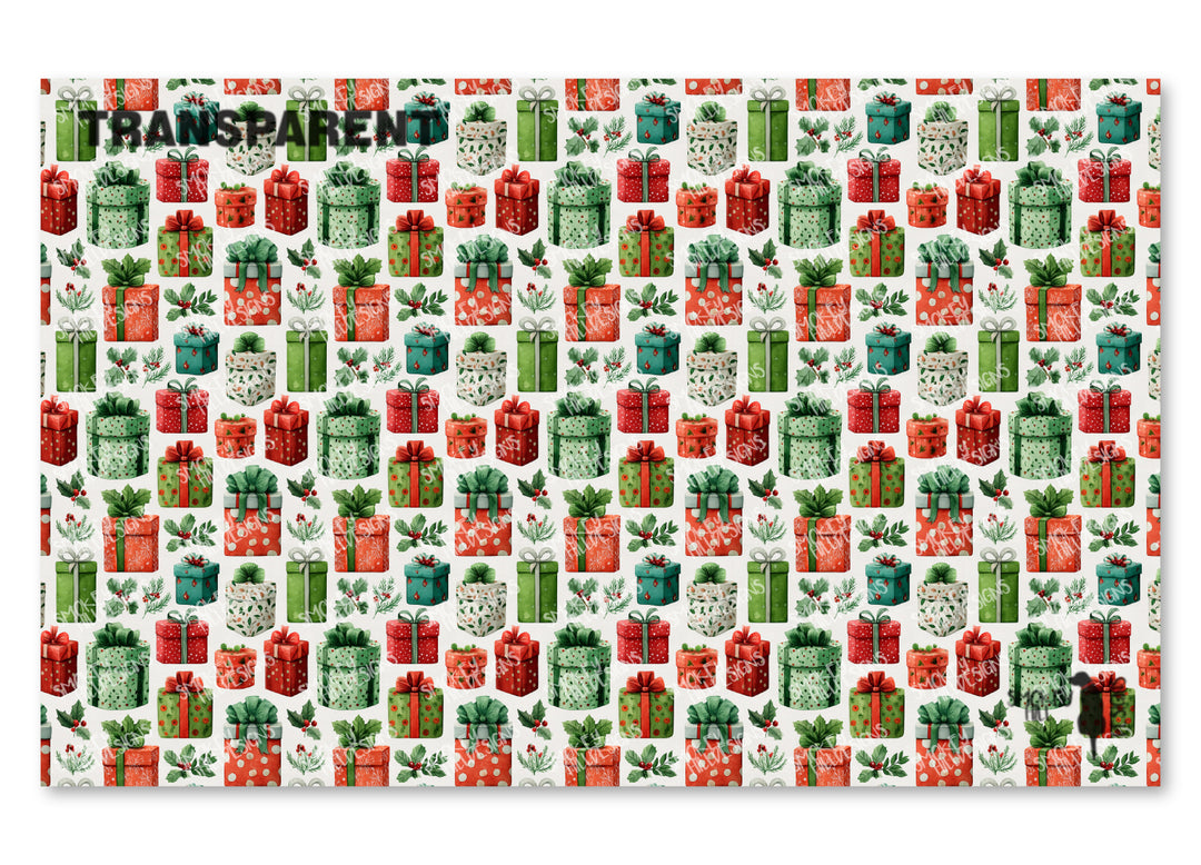 PatternPly® Transparent Wrapped Gifts
