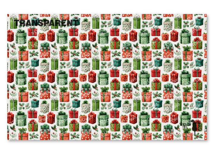 PatternPly® Transparent Wrapped Gifts