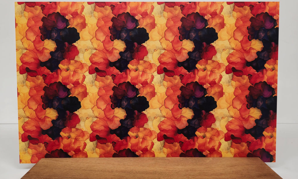 PatternPly® Full Coverage Warm Ink Blossoms LARGE product photo 3
