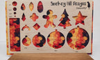 PatternPly® Full Coverage Warm Ink Blossoms LARGE product photo 2