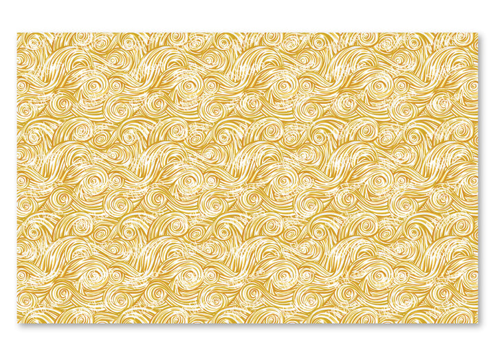 PatternPly® Scattered Yellow and White Swirls