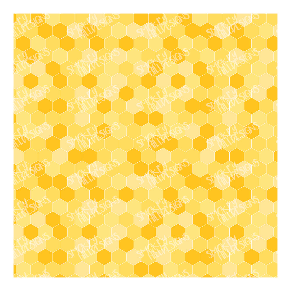 PatternPly® Full Coverage Yellow Honeycomb sheet showing the pattern
