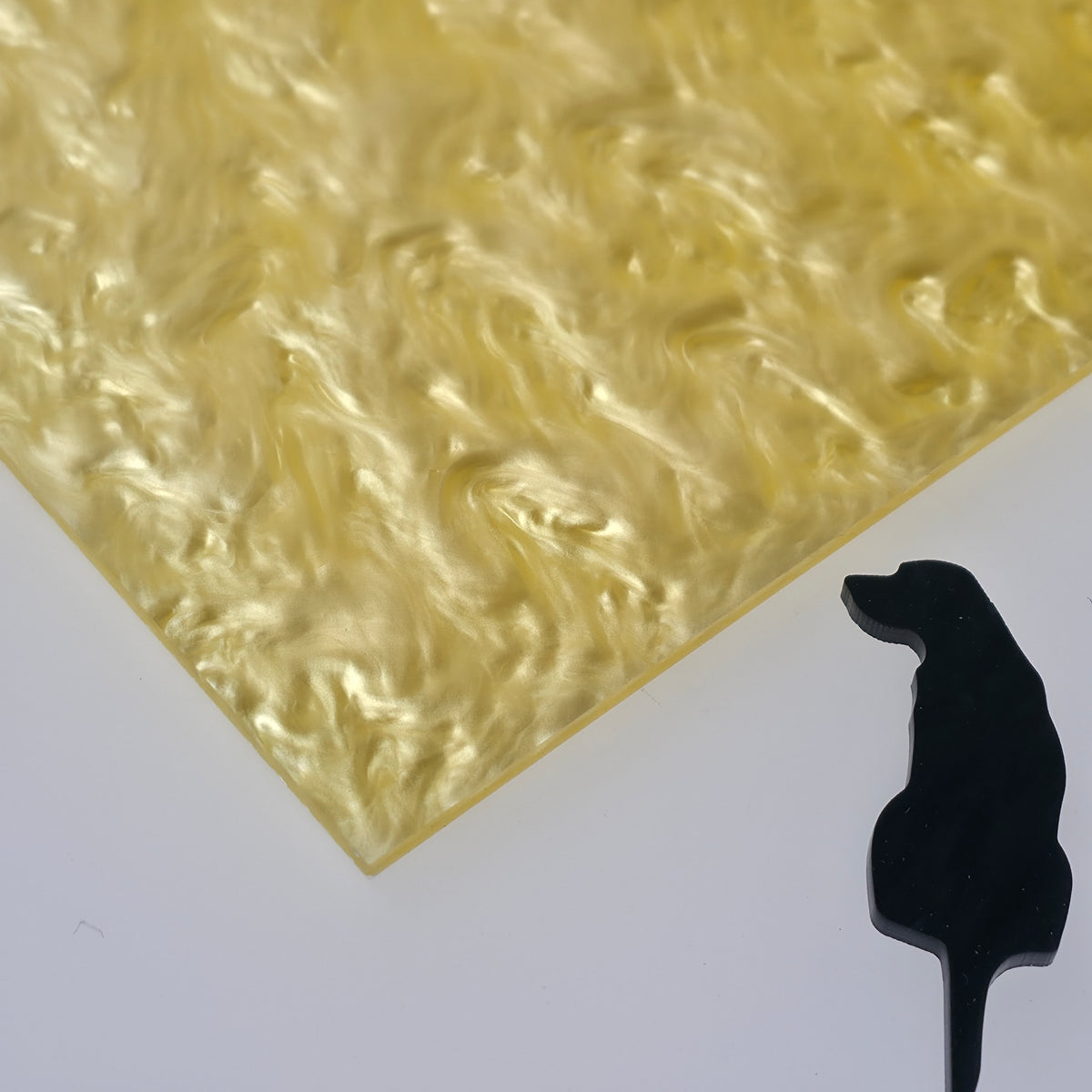 Yellow Sapphire Planetary Pearl acrylic sheet