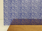 PatternPly® Scattered Zebra BLUE sheet showing the pattern