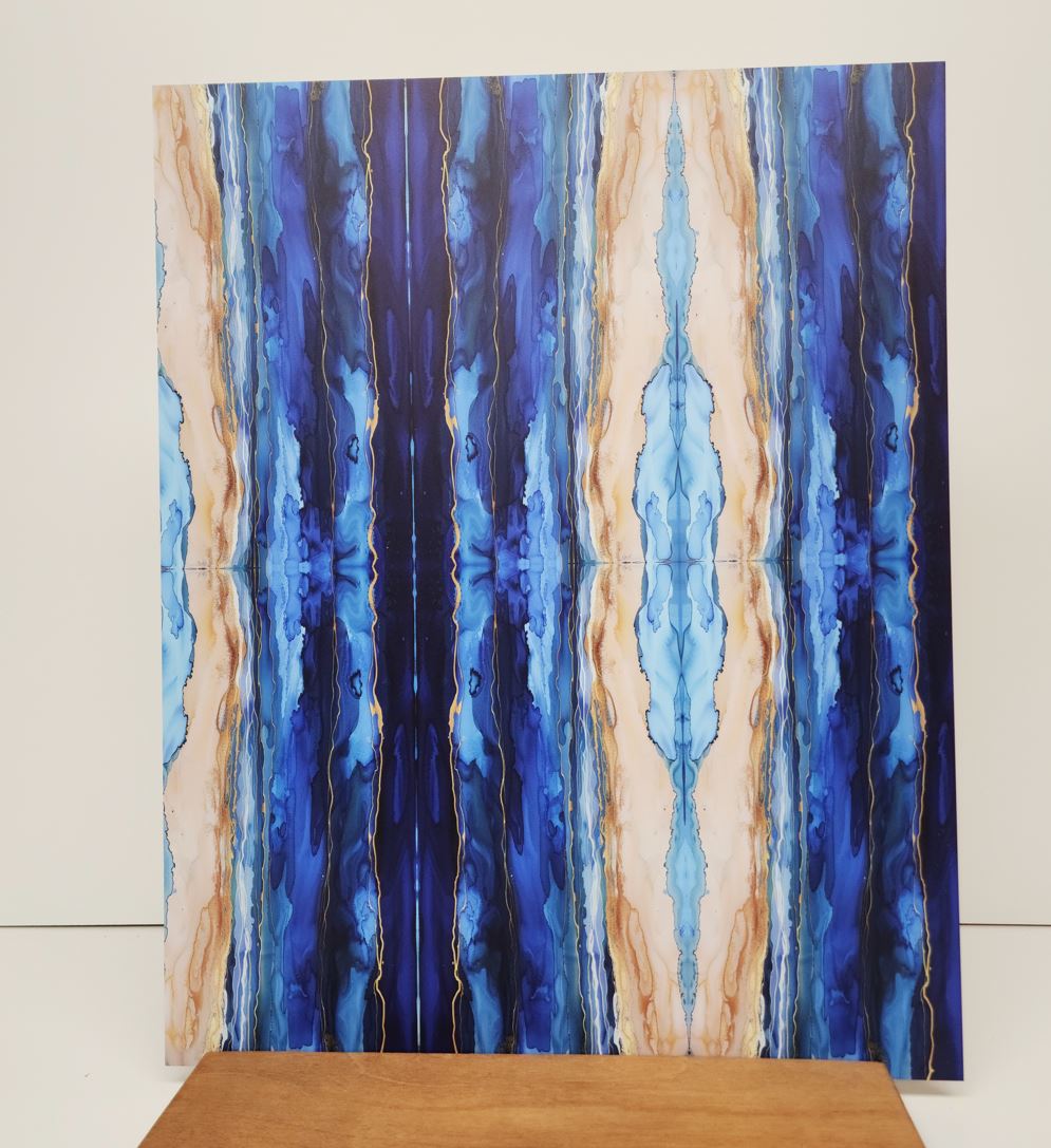PatternPly® 19x24" Abstract Beach Original Scale sheet showing the pattern